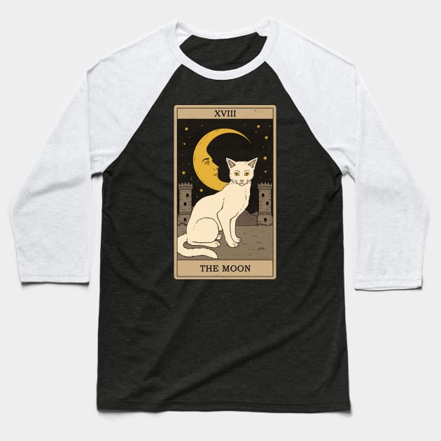 The Moon Baseball T-Shirt by thiagocorrea